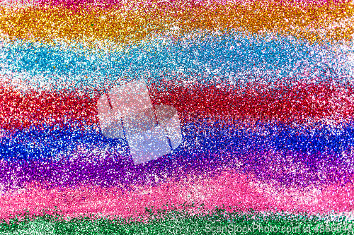 Image of multicolored glitters or sequins background