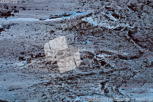 Image of Texture of the concrete wall. Blue and black colors. 