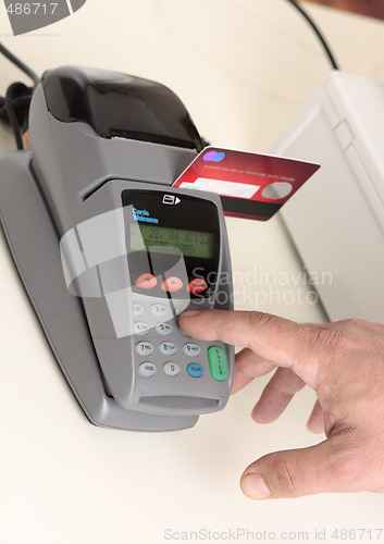 Image of Credit or debit card transaction