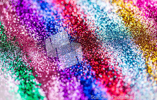 Image of multicolored glitters or sequins background