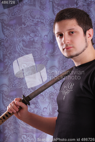 Image of Man and katana