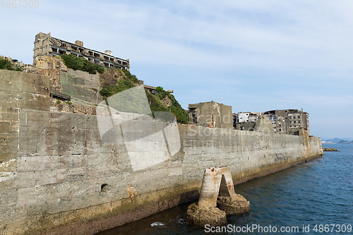 Image of Battleship Island in japan