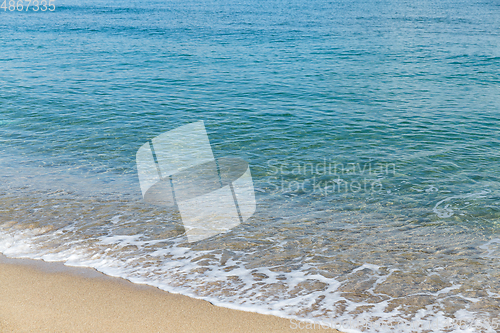 Image of Sea on the sand beach