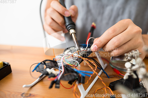 Image of Drone installation at home