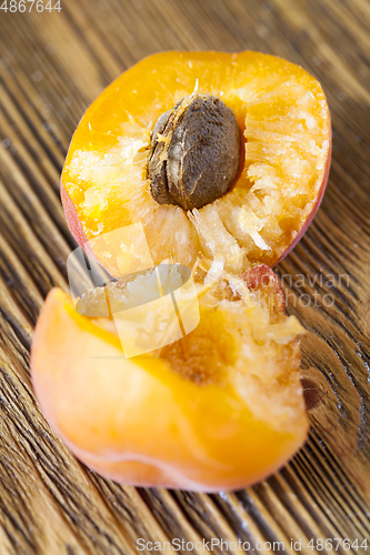 Image of broken apricot