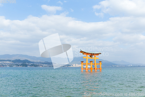 Image of Floating gate of Itsukushima Shrine in Hiroshima