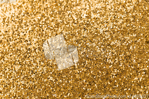 Image of golden glitters background