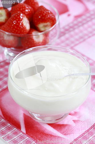 Image of White yogurt