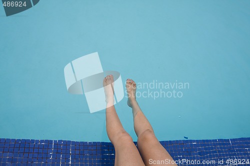 Image of Refreshing at the pool