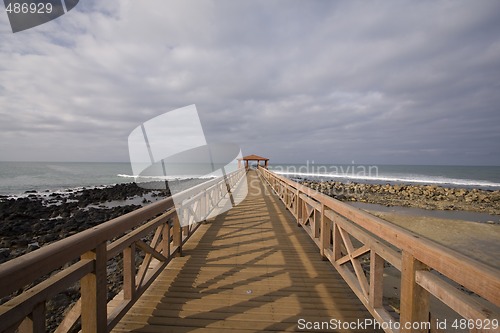 Image of The path in the tropical pier