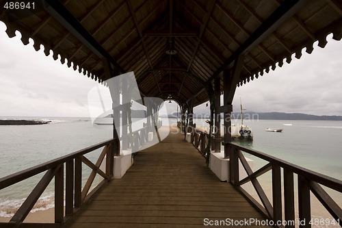 Image of The path to the resort