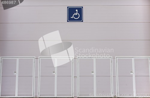 Image of wheelchair sign