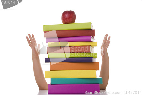 Image of stack of books