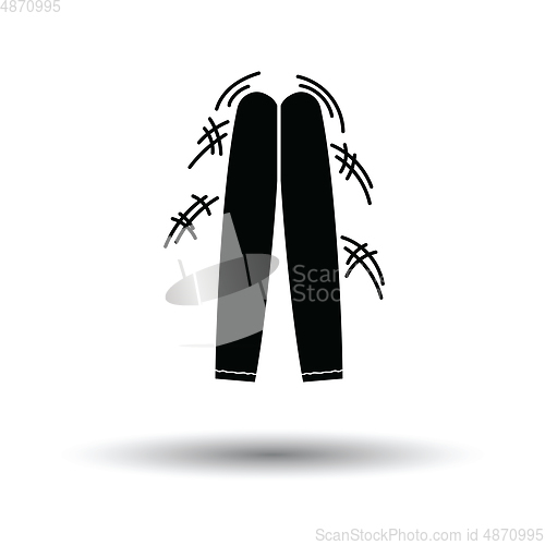 Image of Football fans clapping sticks icon