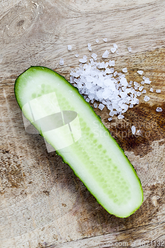 Image of Fresh green cucumber