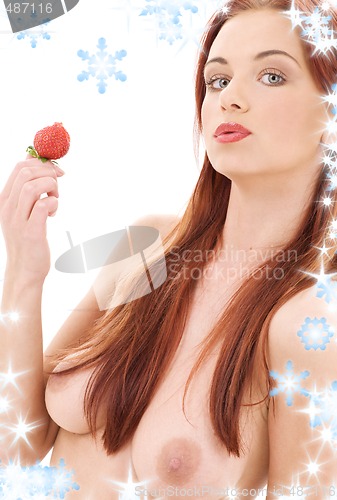 Image of strawberry girl