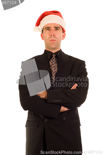 Image of Grumpy Christmas Employee