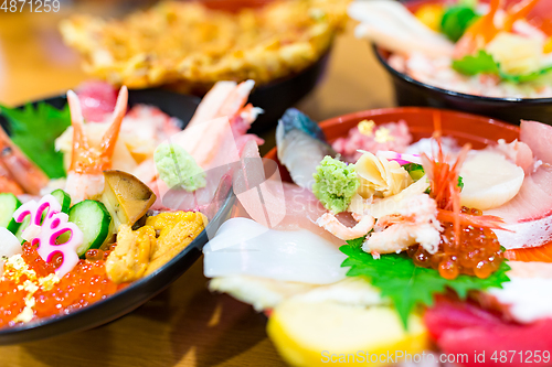 Image of Seafood sashimi bowl