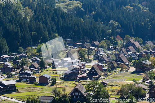 Image of Traditional Shirakawago village in Japan