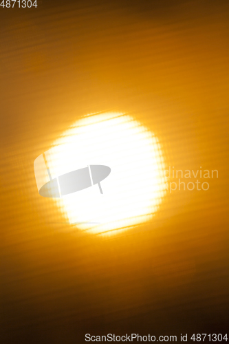 Image of orange sun sunset