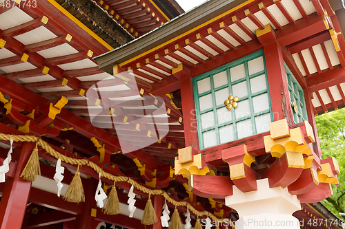 Image of Red lantern in Dazaifu shrine