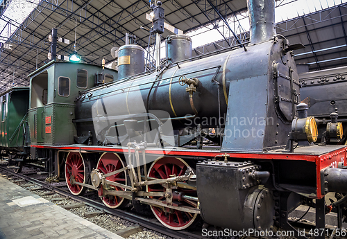 Image of Steam Locomotive detail