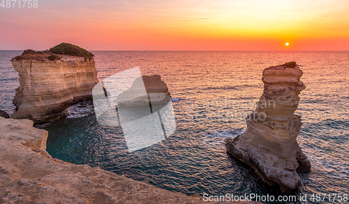 Image of Italy, Santo Andrea cliffs in Puglia