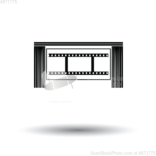 Image of Cinema theater auditorium icon