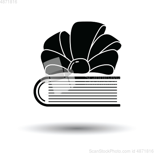 Image of Book with ribbon bow icon