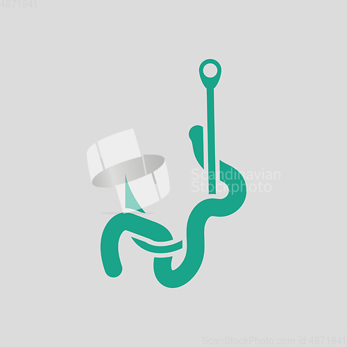 Image of Icon of worm on hook