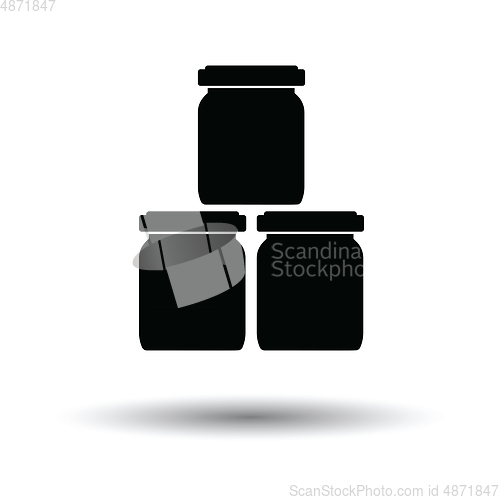 Image of Baby glass jars icon