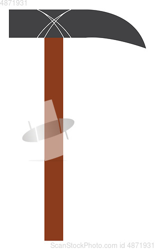 Image of A hammer vector or color illustration