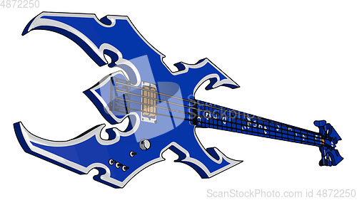 Image of Use of guitar in various genres vector or color illustration