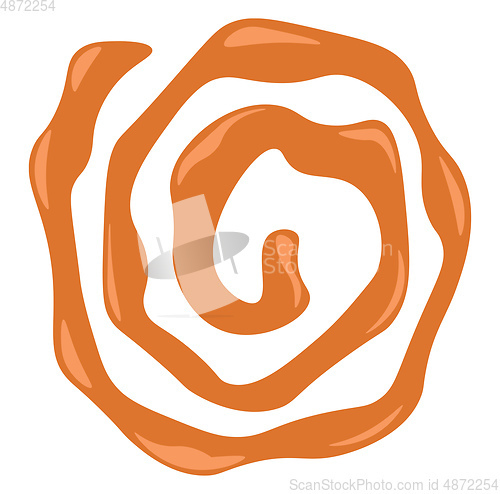 Image of Indian sweet dish Jalebi vector or color illustration