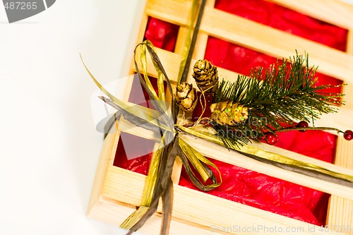 Image of wooden gift box