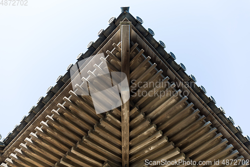 Image of Japanese temple roof tile