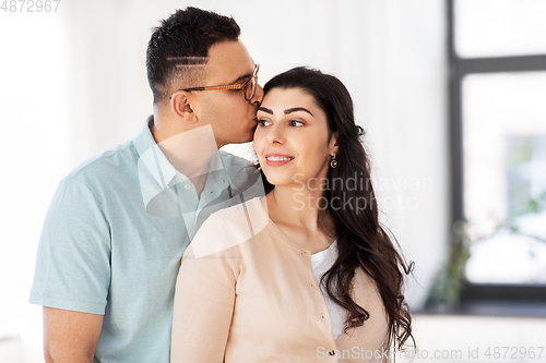 Image of happy couple at home