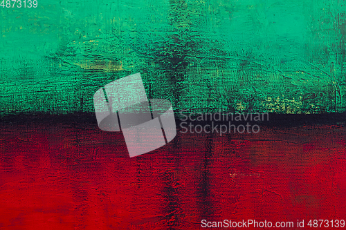 Image of Green and red grunge colored texture background.