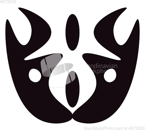 Image of Masquerade vector or color illustration