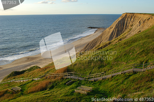 Image of The long stairs at Bovbjerg fyr