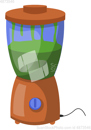 Image of Juicer vector color illustration.