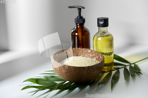 Image of natural cosmetics and bodycare items
