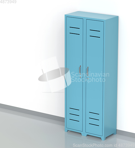 Image of Two metal lockers