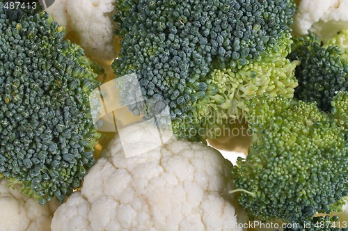 Image of broccoli and cauliflower