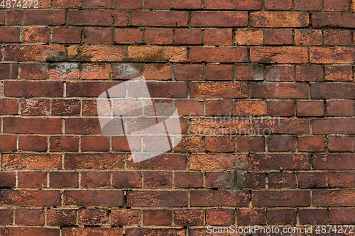 Image of Red brick wall texture