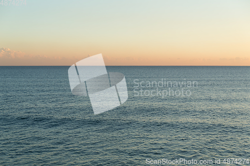 Image of Sea and sunset