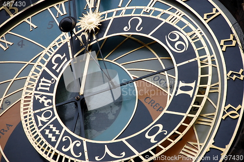 Image of old Prague astronomical clock