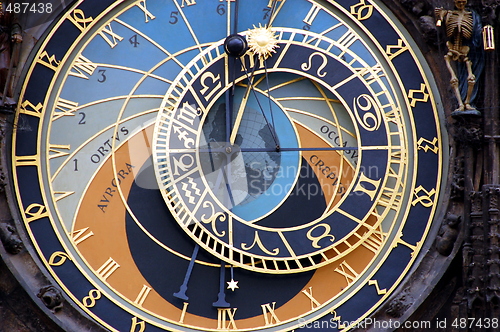 Image of old Prague astronomical clock