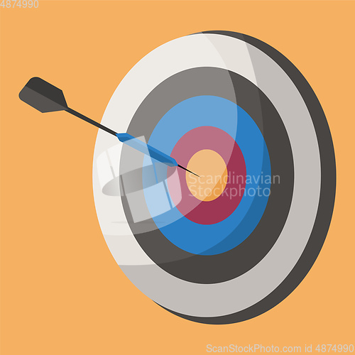 Image of Arrow vector color illustration.