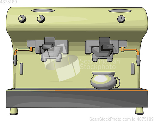 Image of A vending machine in shop vector or color illustration